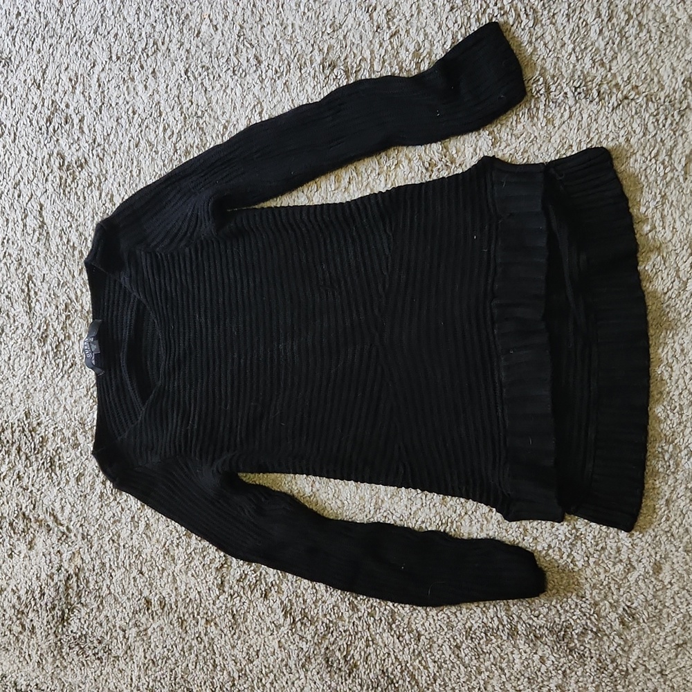 High low sweater
